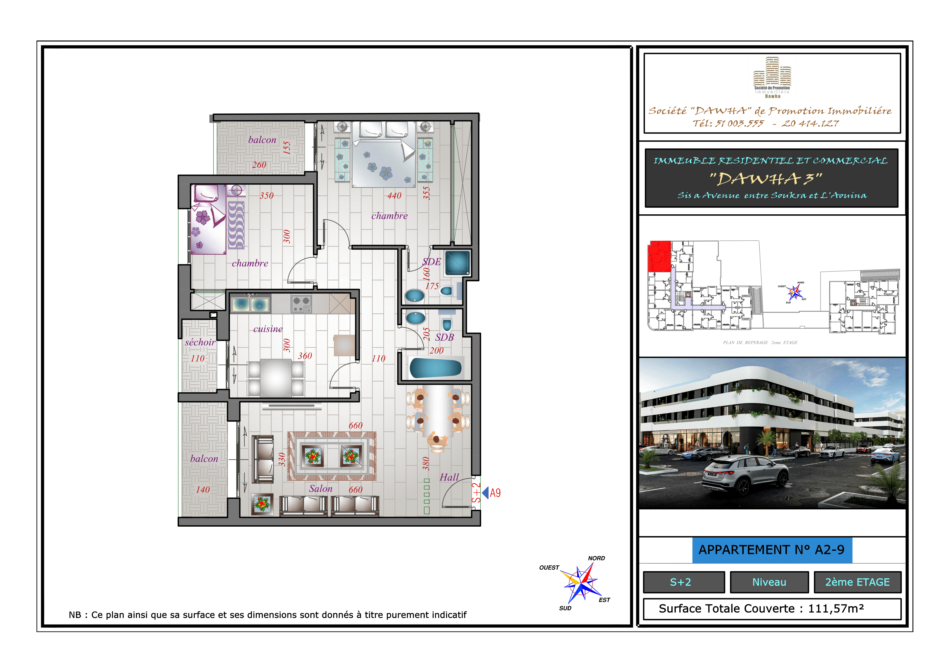 Appartement A2-9:S+2